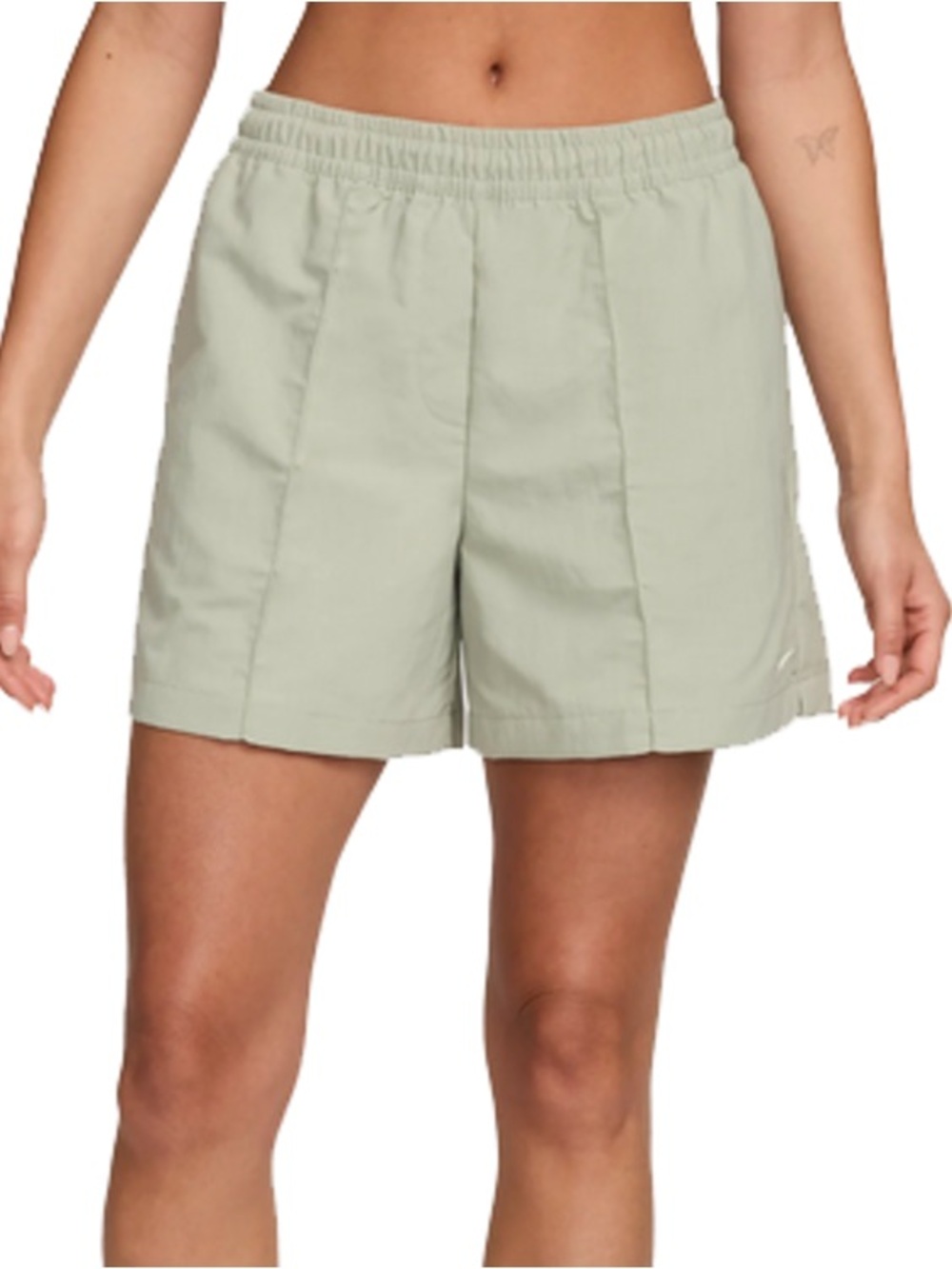 Nike NWT Womens Sportswear Everything Woven 5" Shorts Green - Large